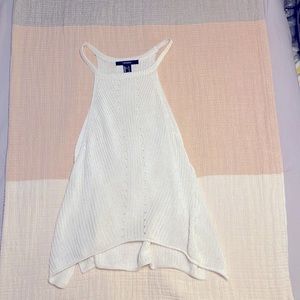 Sheer knitted flowy tank by Forever21 brand. Size S.